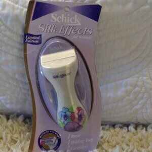 NOS VTG 1997 Schick Silk Effects Limited Edition Woman's Razor Eclectic Granny